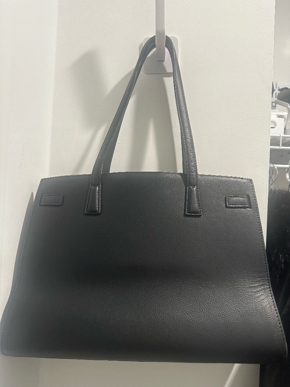 Quite Triple Compartment Italian Leather Satchel
